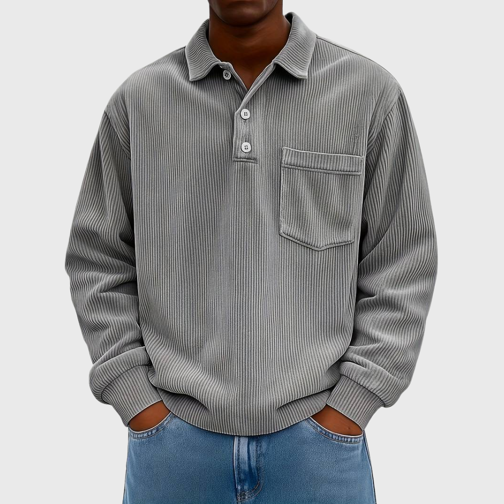 LIAM™ | LONG SLEEVE CORDUROY SHIRT