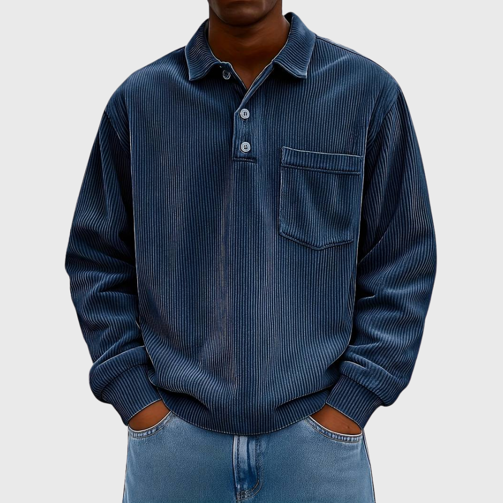 LIAM™ | LONG SLEEVE CORDUROY SHIRT