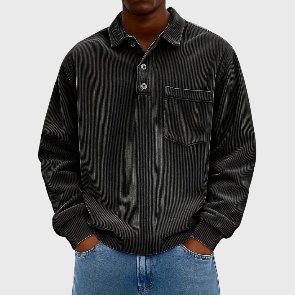 LIAM™ | LONG SLEEVE CORDUROY SHIRT