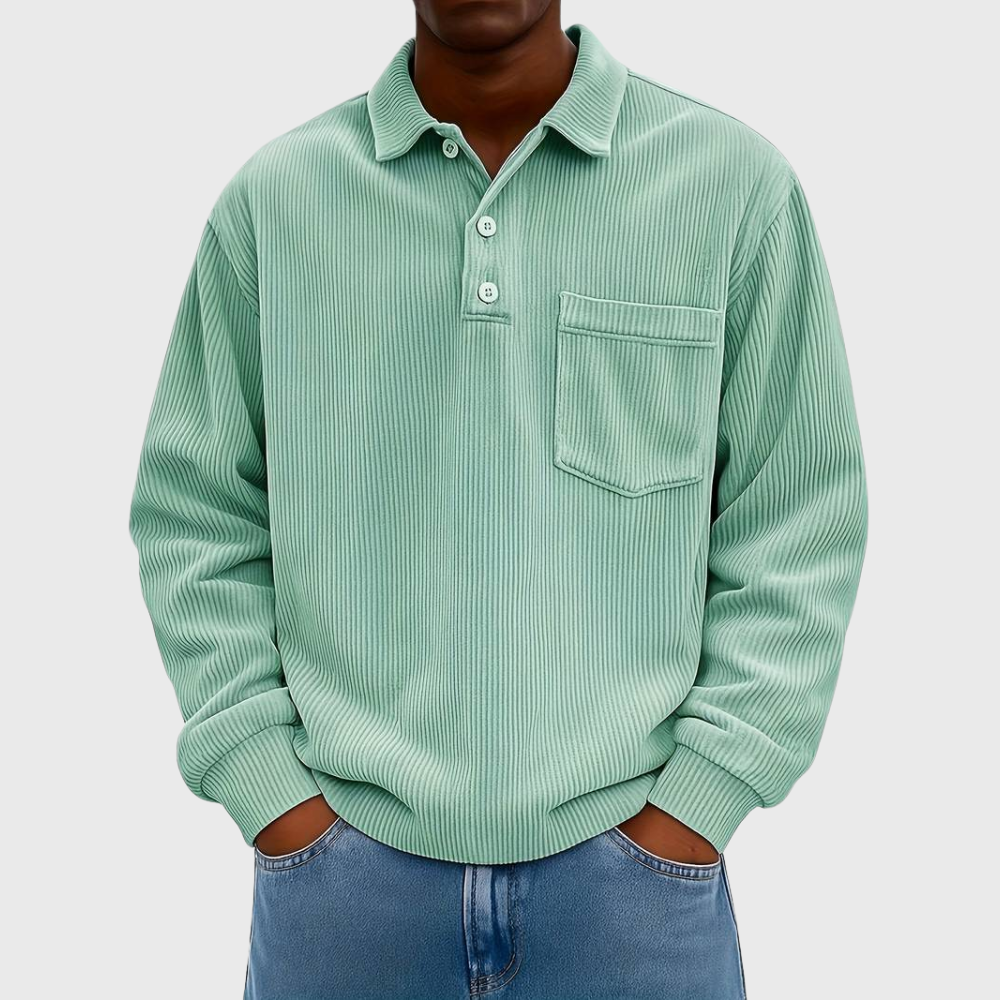 LIAM™ | LONG SLEEVE CORDUROY SHIRT