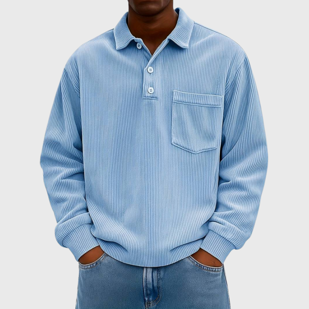 LIAM™ | LONG SLEEVE CORDUROY SHIRT