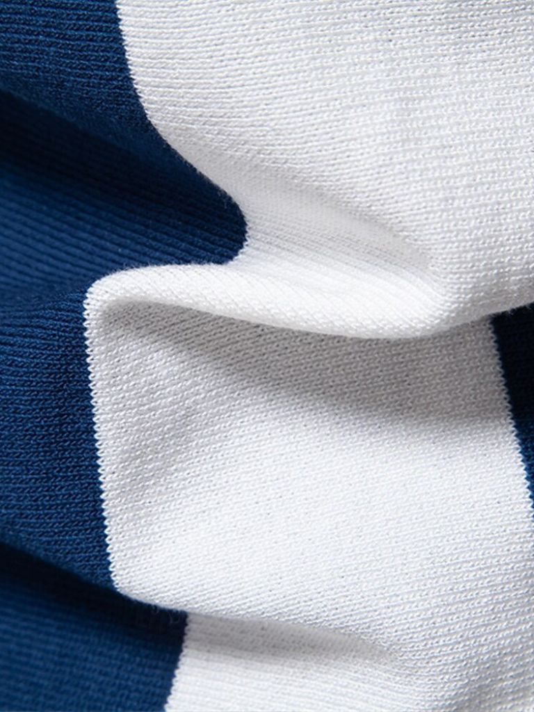 LIAM™ | Striped Zip Polo