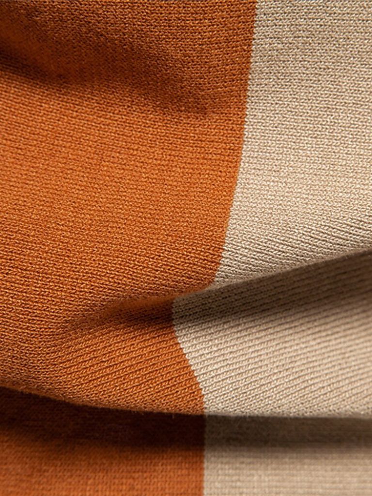 LIAM™ | Striped Zip Polo