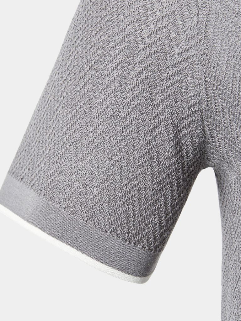 LIAM™ | Chevron Knit Polo