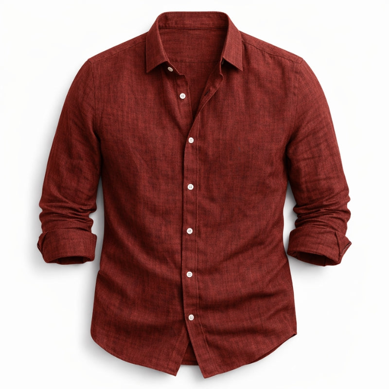 LIAM™ | Men's Cotton-Linen Longsleeve