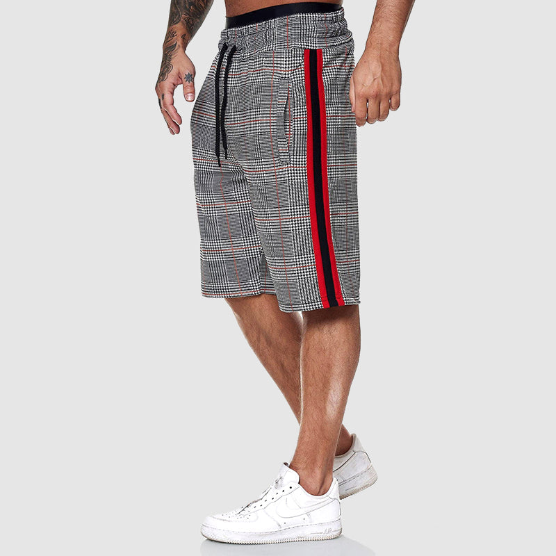 LIAM™ | Men's Plaid Drawstring Shorts