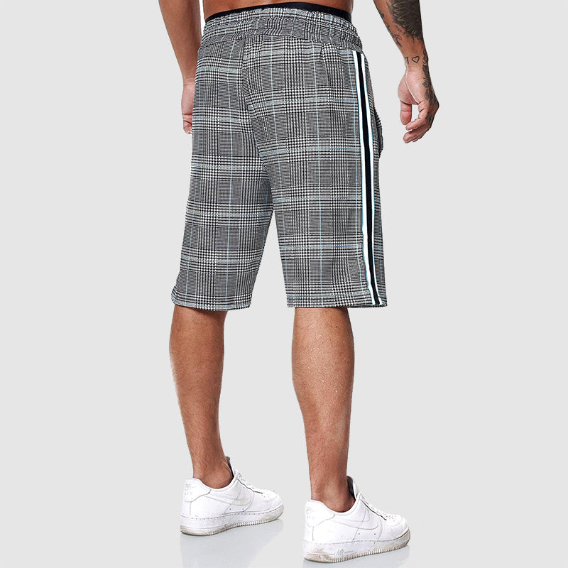 LIAM™ | Men's Plaid Drawstring Shorts