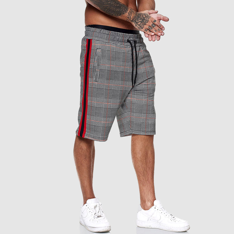 LIAM™ | Men's Plaid Drawstring Shorts