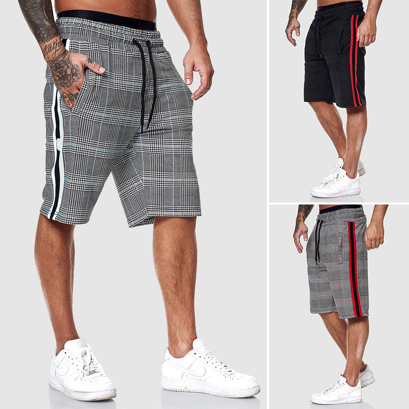 LIAM™ | Men's Plaid Drawstring Shorts