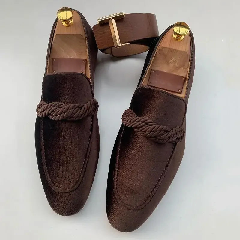 LIAM™ | Men's Vegan Suede Slip-On Loafers