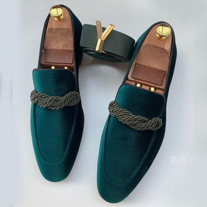 LIAM™ | Men's Vegan Suede Slip-On Loafers