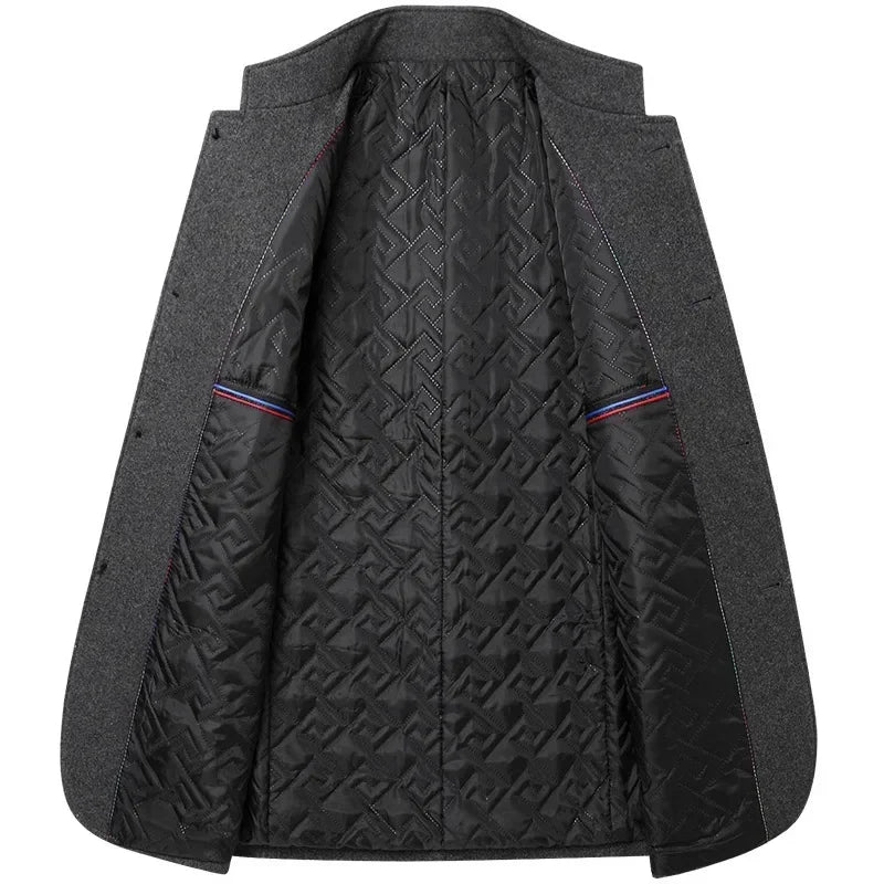 LIAM™ | Men's Tailored Wool-Blend Overcoat