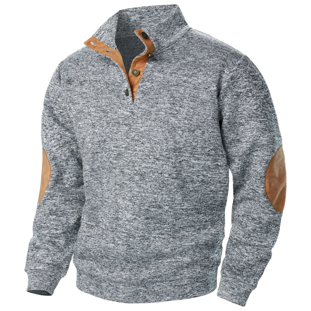 LIAM™ | Mens Button-Neck High-Collar
