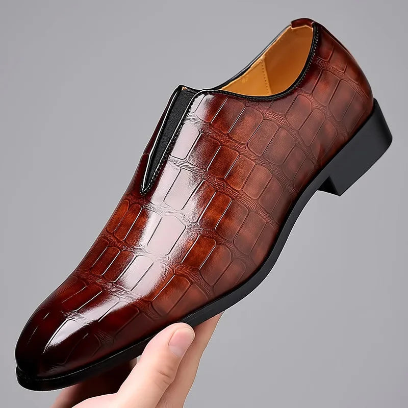 LIAM™ | Men's Patterned Dress Shoes