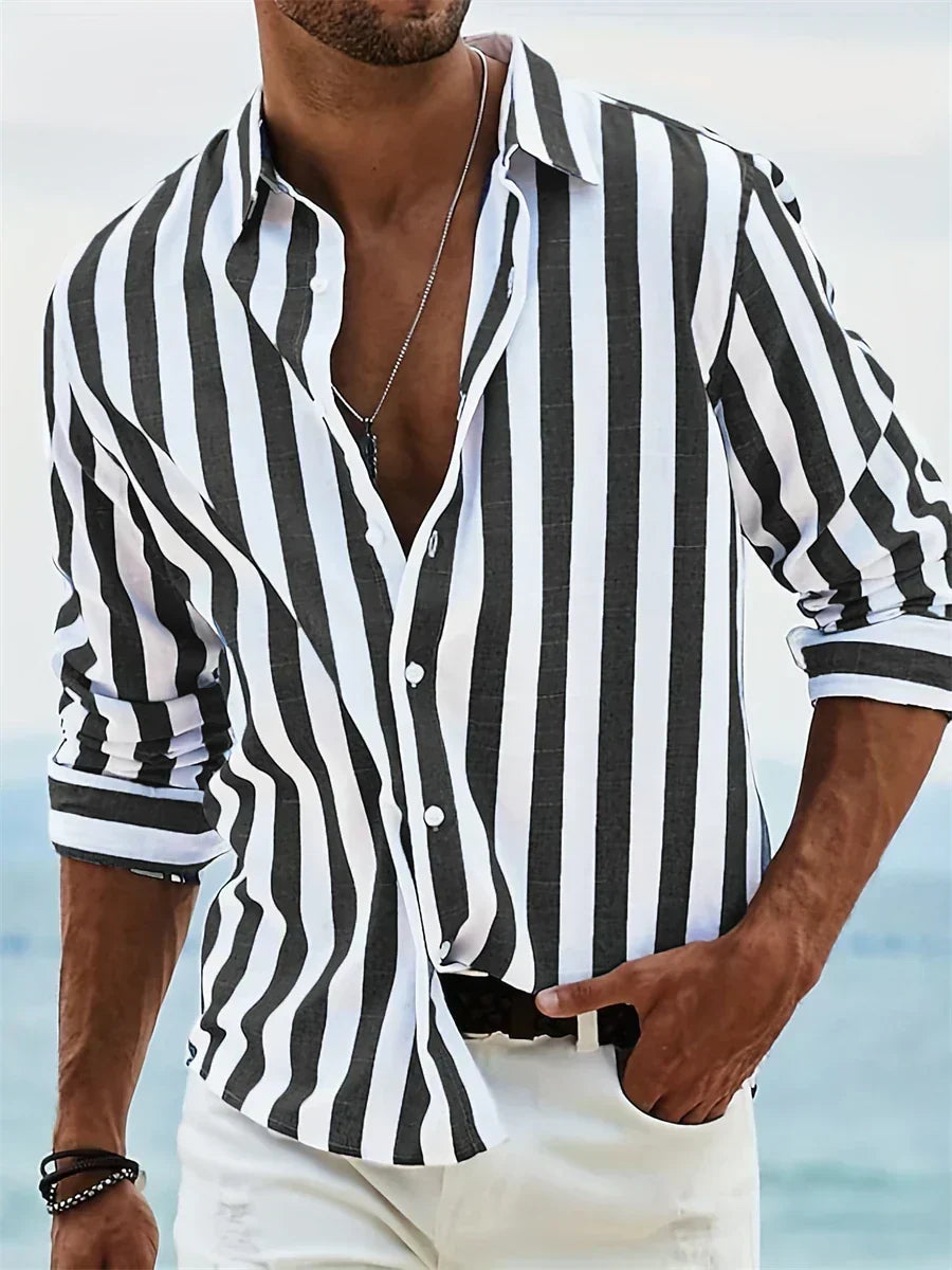LIAM™ | Striped Shirt