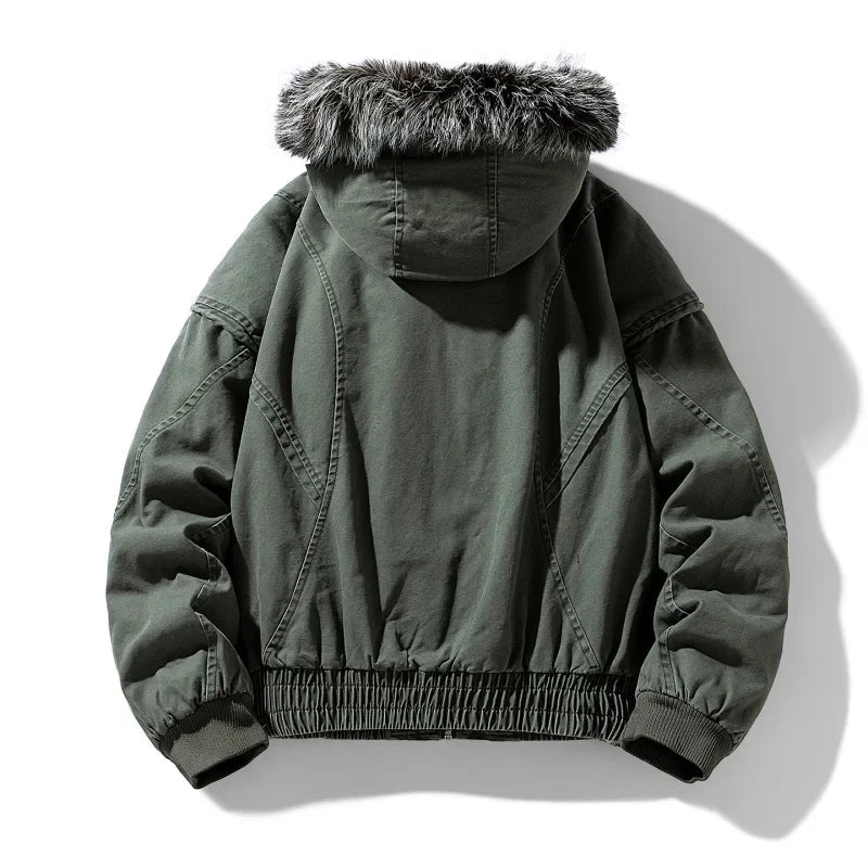 LIAM™ | Elegant Fleece-Lined Cargo Jacket