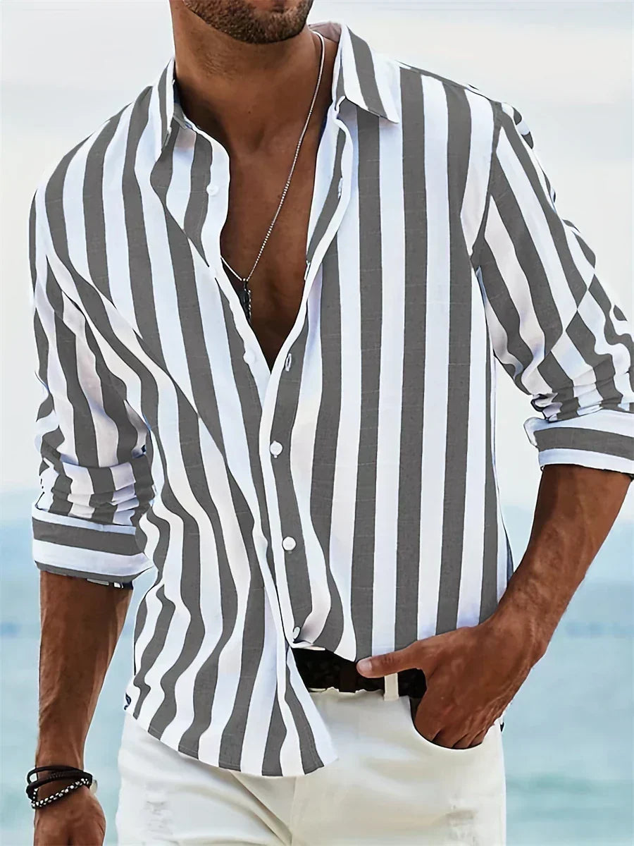 LIAM™ | Striped Shirt