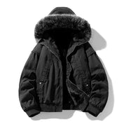 LIAM™ | Elegant Fleece-Lined Cargo Jacket