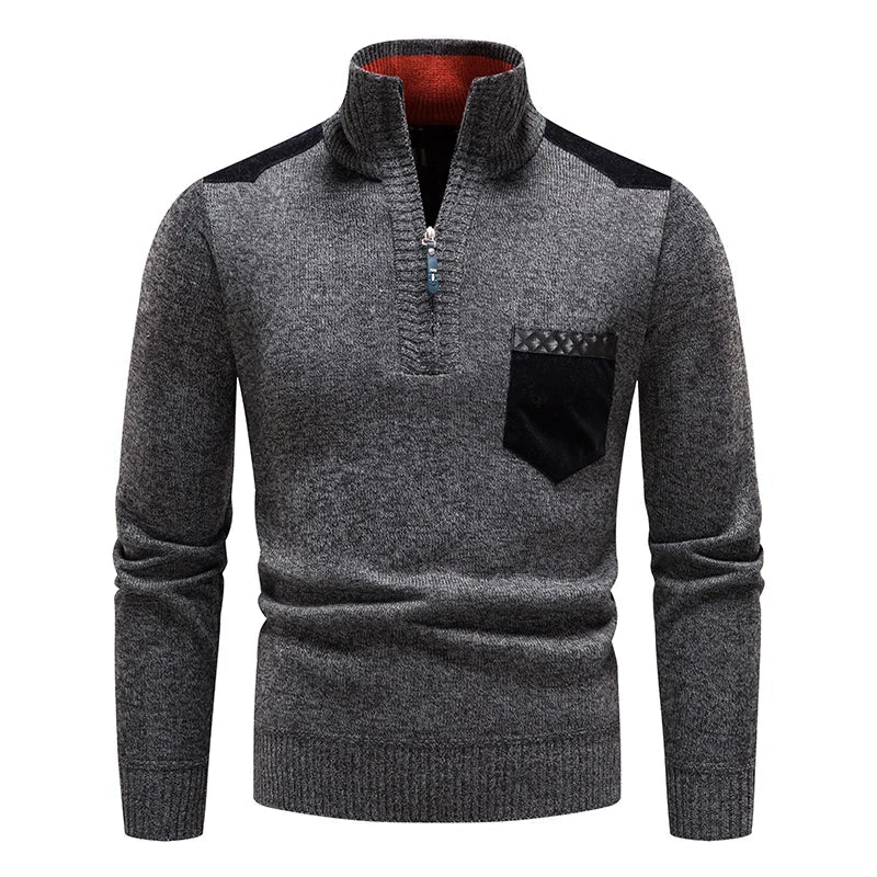 LIAM™ | MEN'S FLEECE SWEATER WITH ZIP