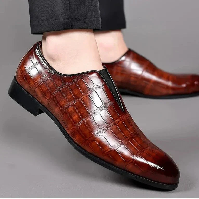 LIAM™ | Men's Patterned Dress Shoes
