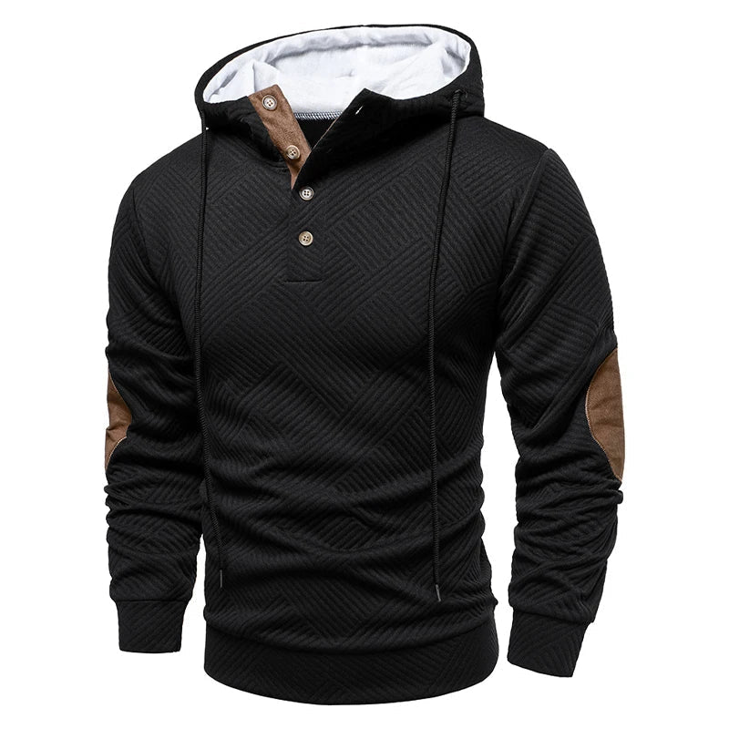 LIAM™ | HALF-BUTTON SWEATER