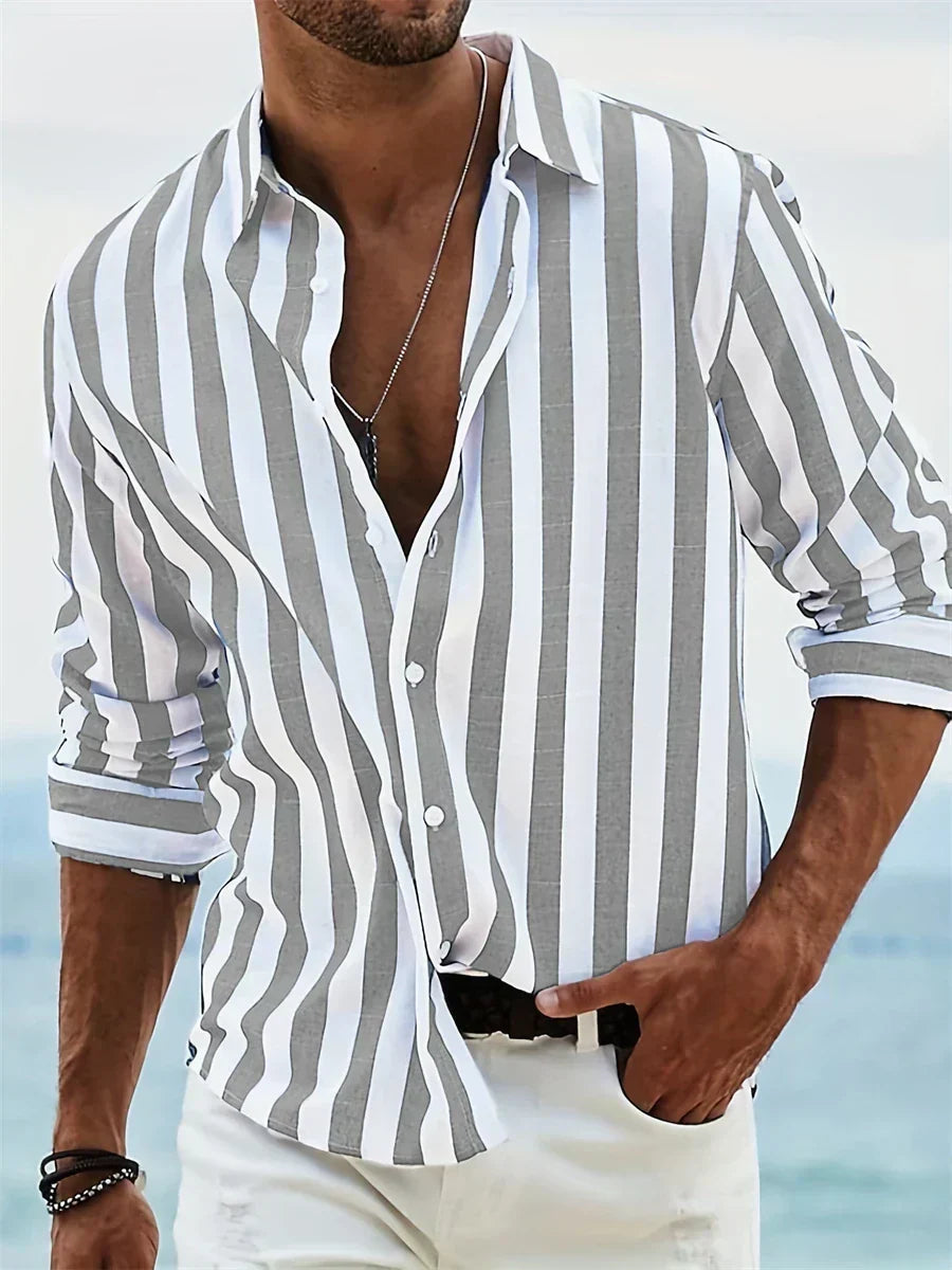LIAM™ | Striped Shirt