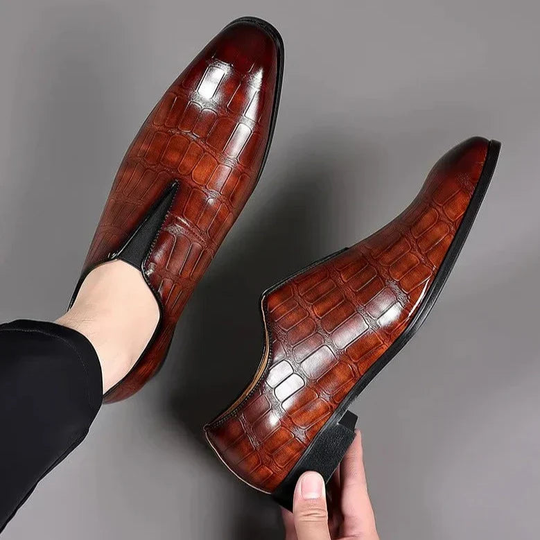 LIAM™ | Men's Patterned Dress Shoes