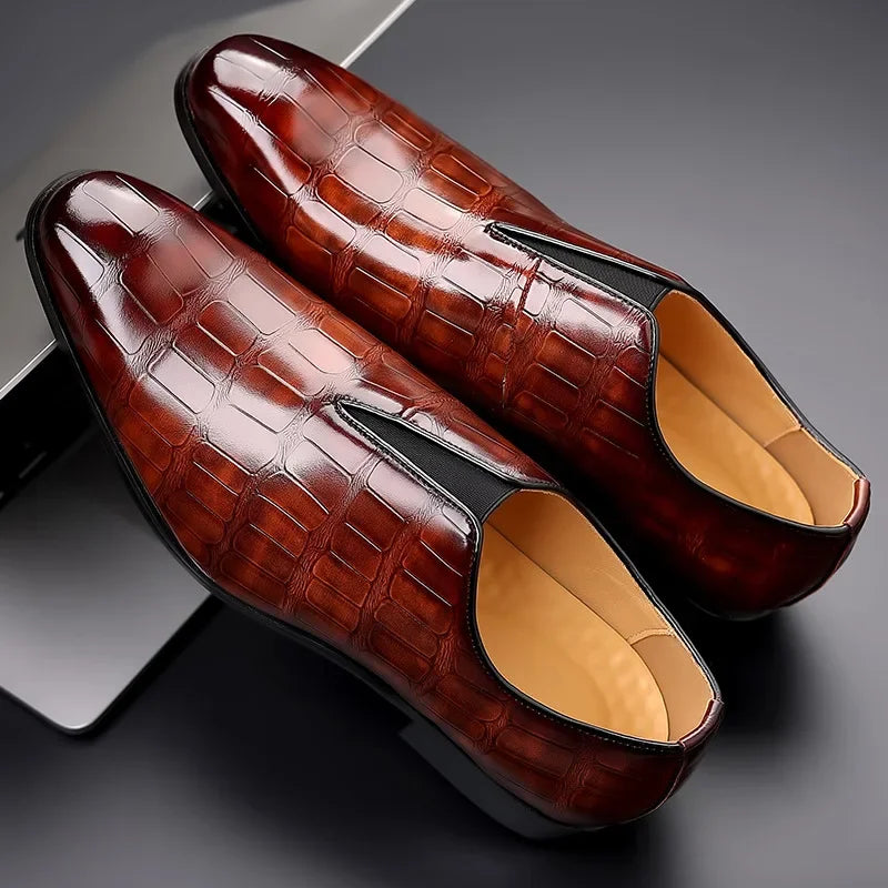 LIAM™ | Men's Patterned Dress Shoes