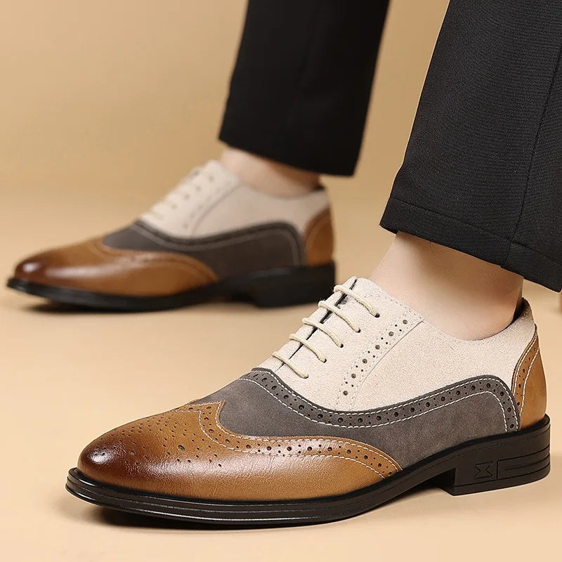 LIAM™ | BROGUE LACE-UP SHOES FOR MEN