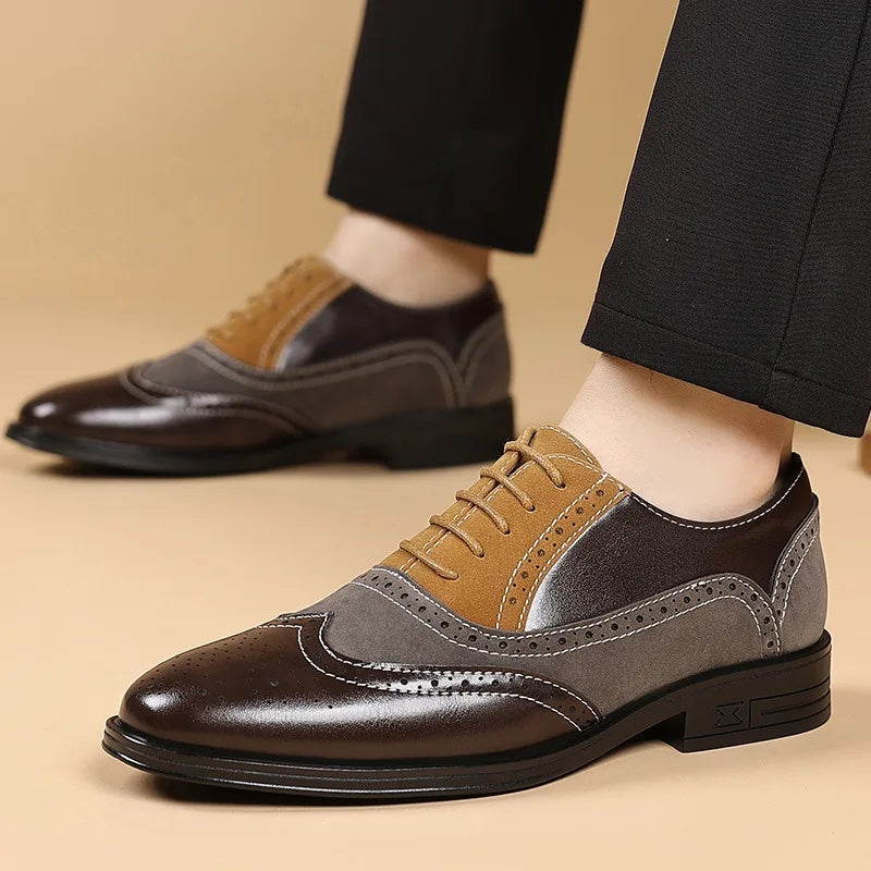 LIAM™ | BROGUE LACE-UP SHOES FOR MEN