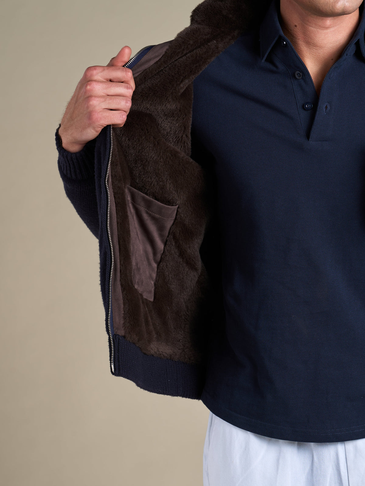 LIAM™ | Fully Fur-Lined Cardigan