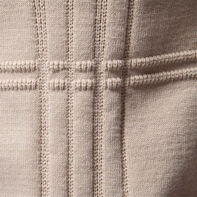 LIAM™ | Sullivan Grid-Knit Cotton Sweater