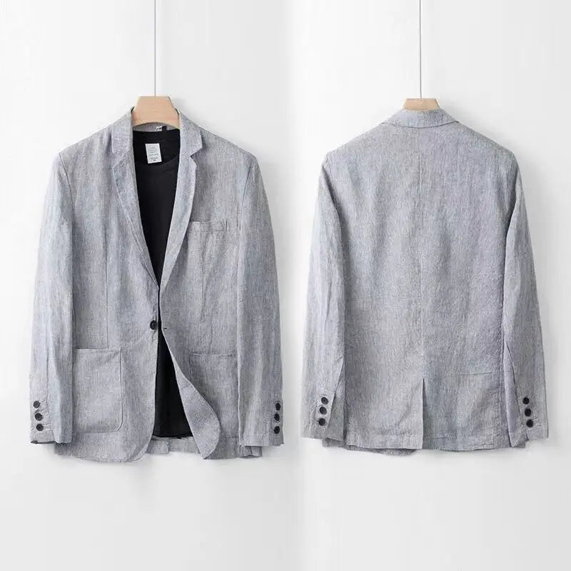 LIAM™ | Men's Linen-Cotton Suit