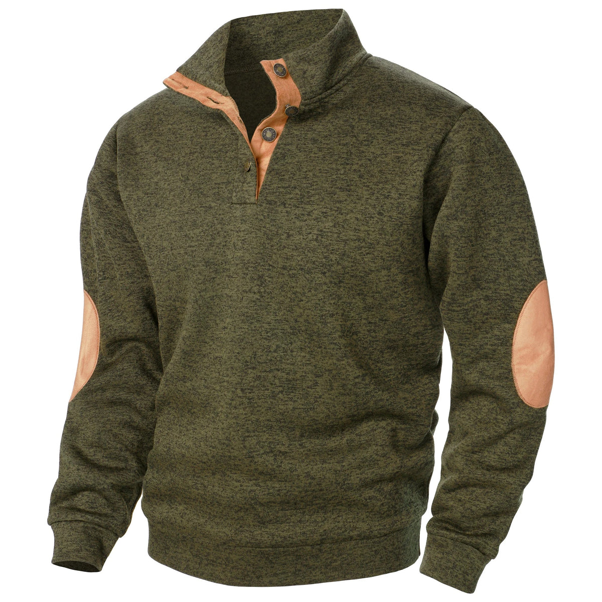LIAM™ | Mens Button-Neck High-Collar