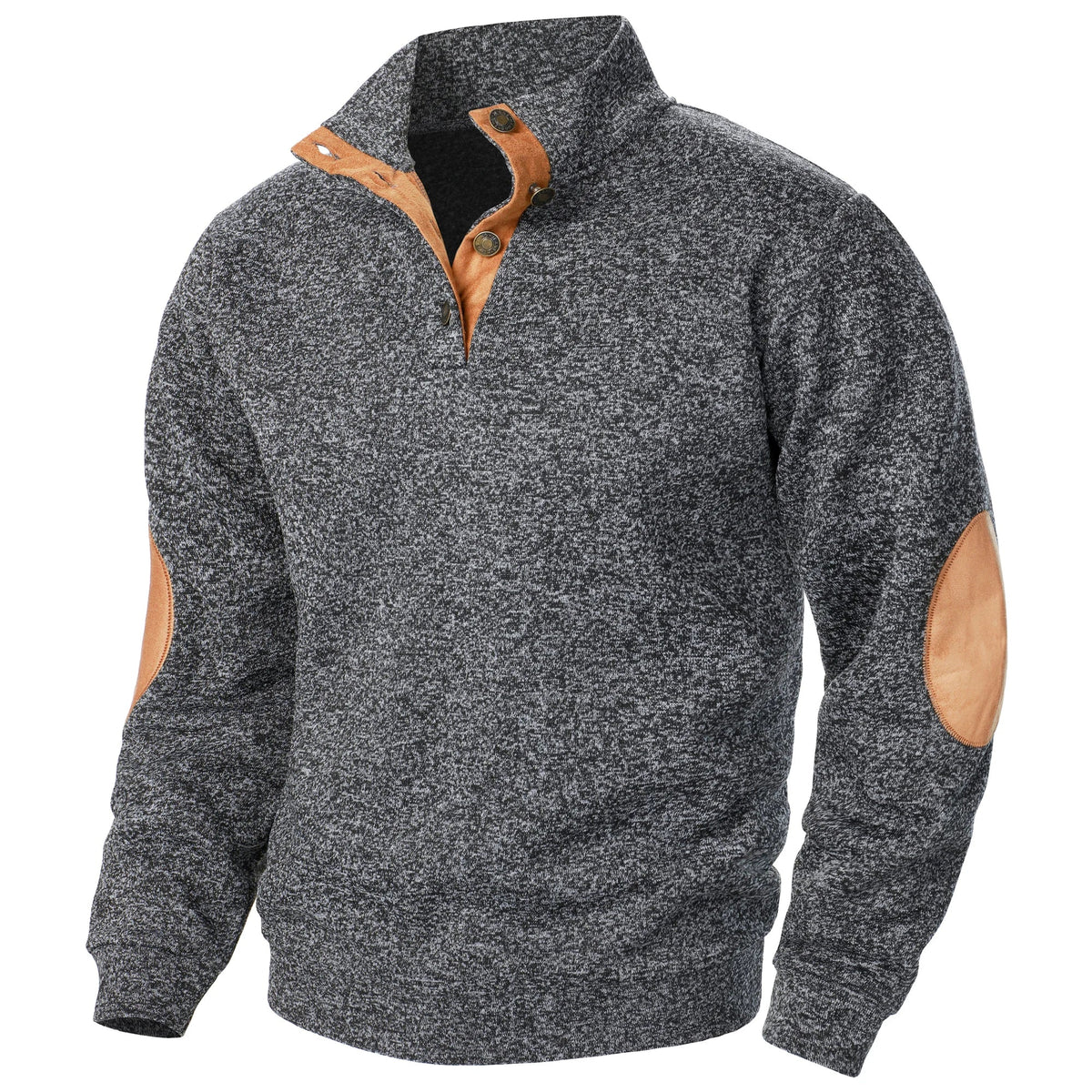 LIAM™ | Mens Button-Neck High-Collar