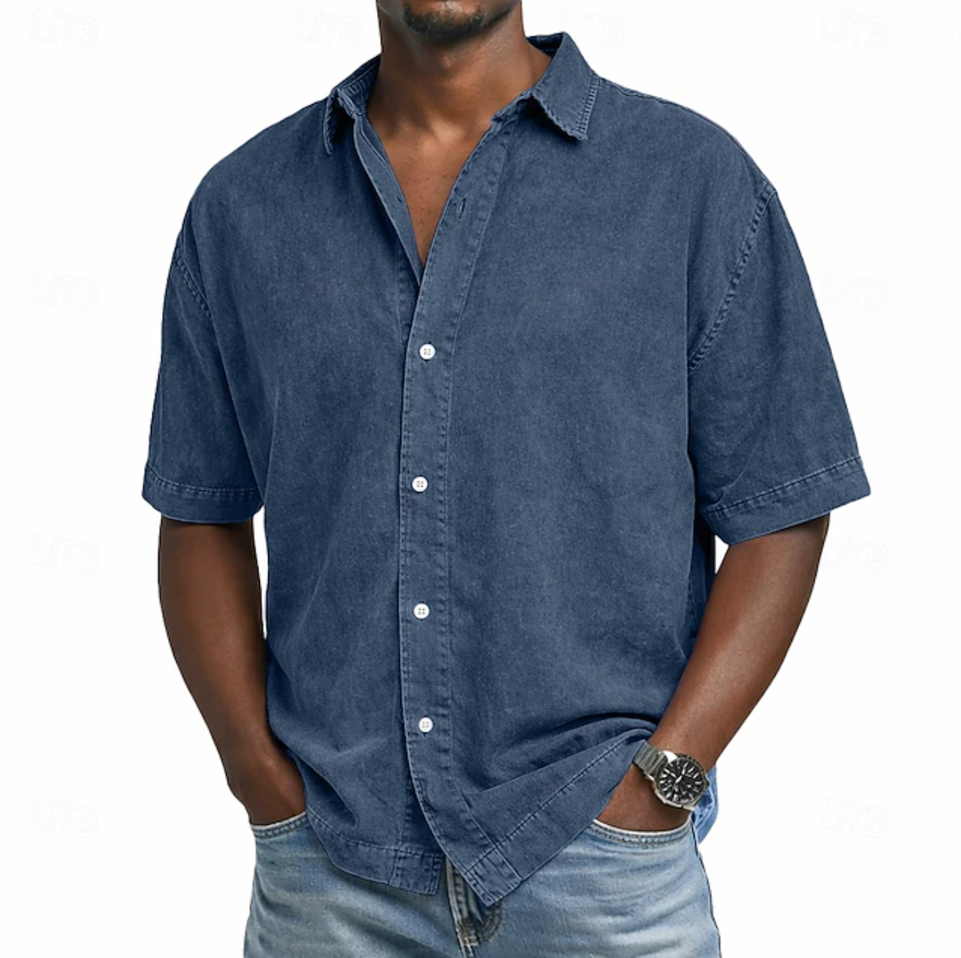 LIAM™ | Men's Acid Wash Shirt