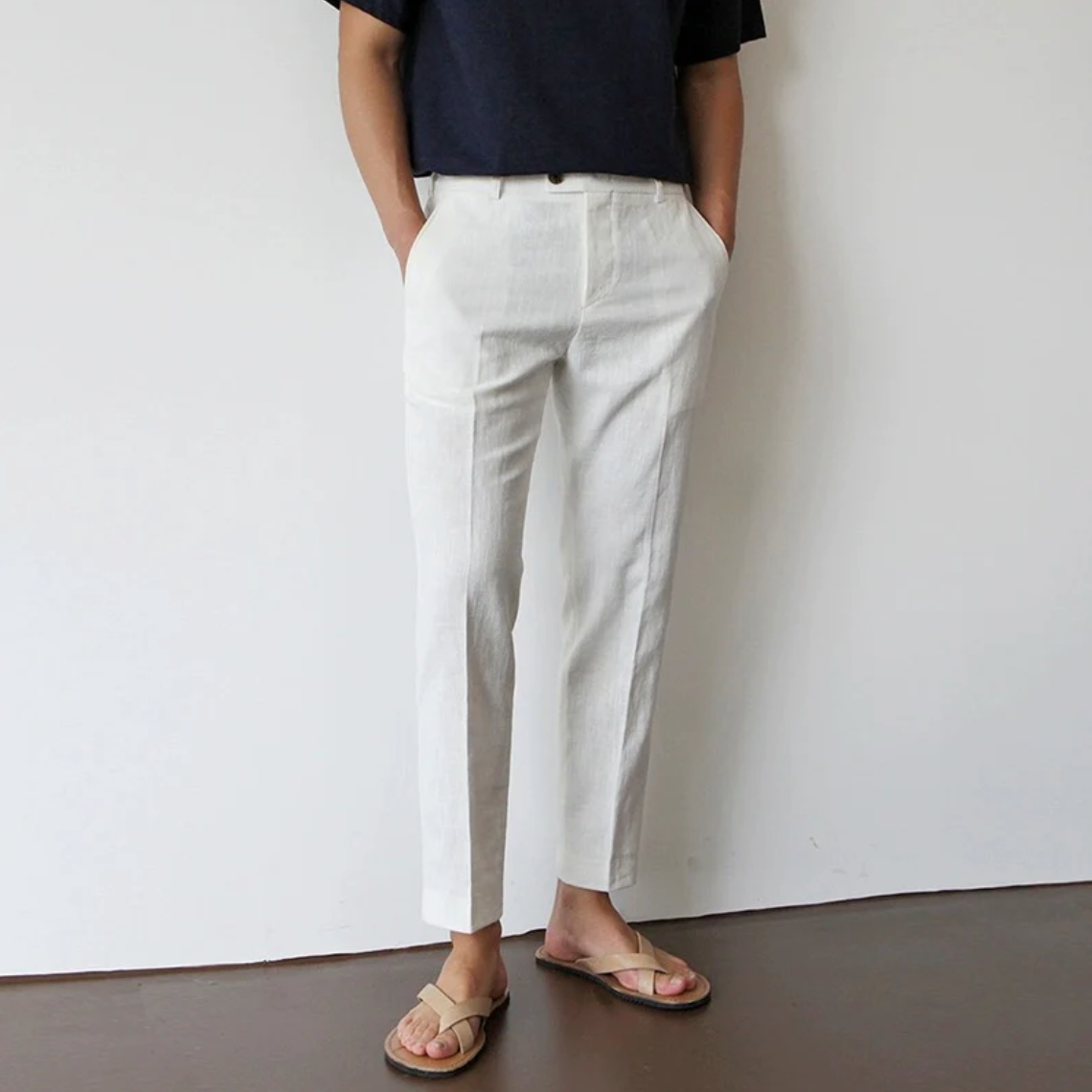 LIAM™ | Men's Comfort Linen Trousers