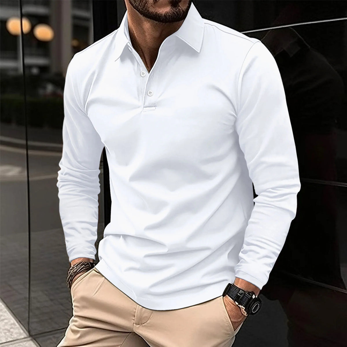 LIAM™ | Collared Long-Sleeve