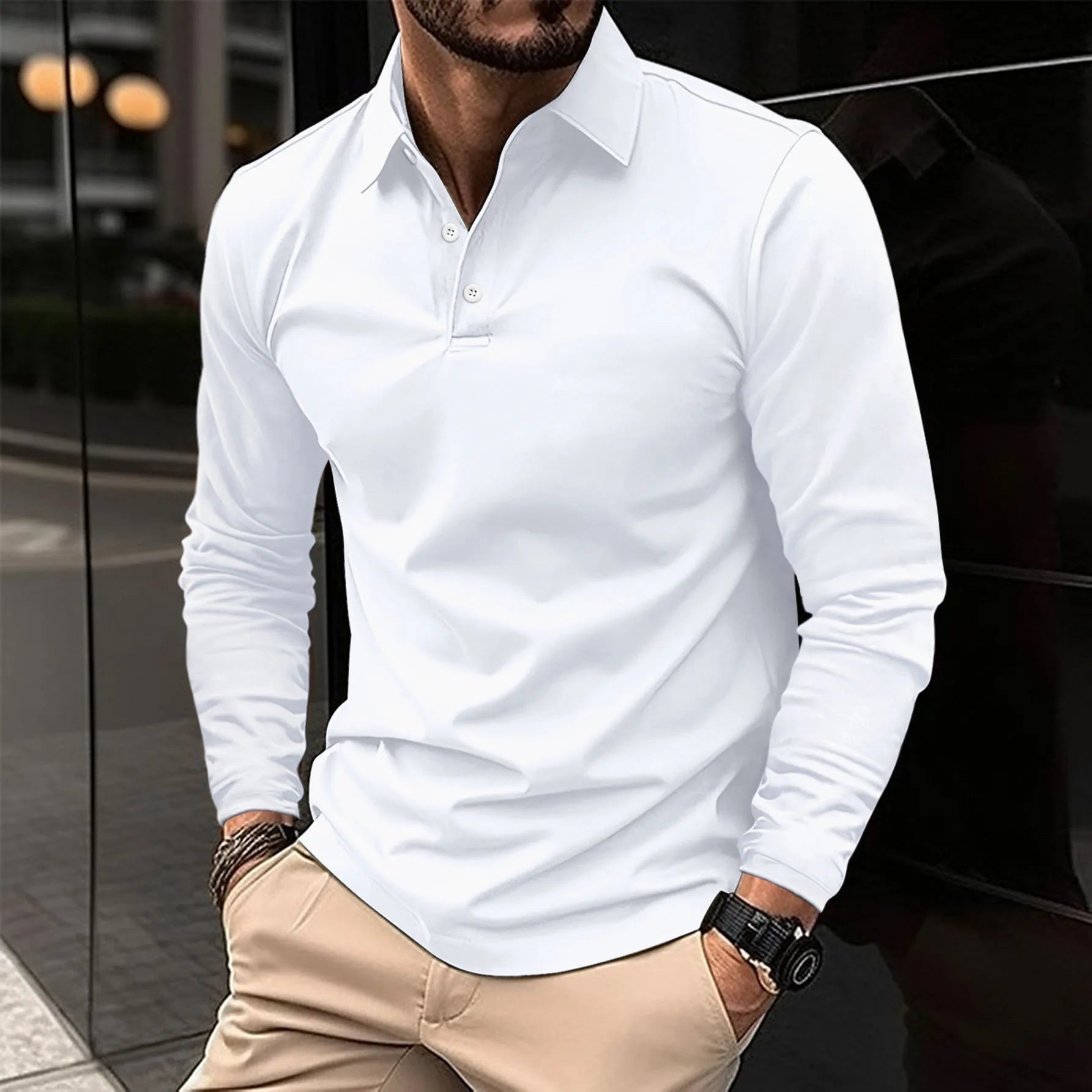 LIAM™ | Collared Long-Sleeve