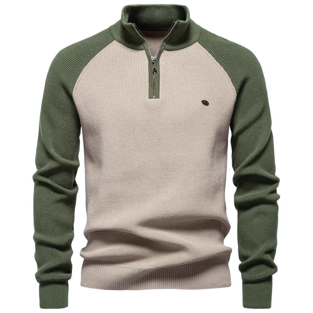 LIAM™ | QUARTER ZIP SWEATER FOR MEN