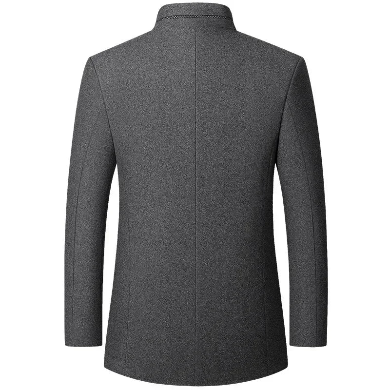 LIAM™ | Men's Tailored Wool-Blend Overcoat