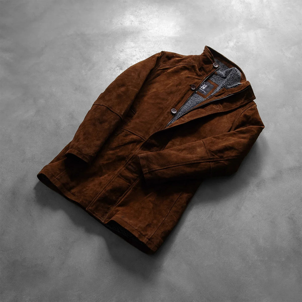 LIAM™ | Sheriff Brown Suede Jacket