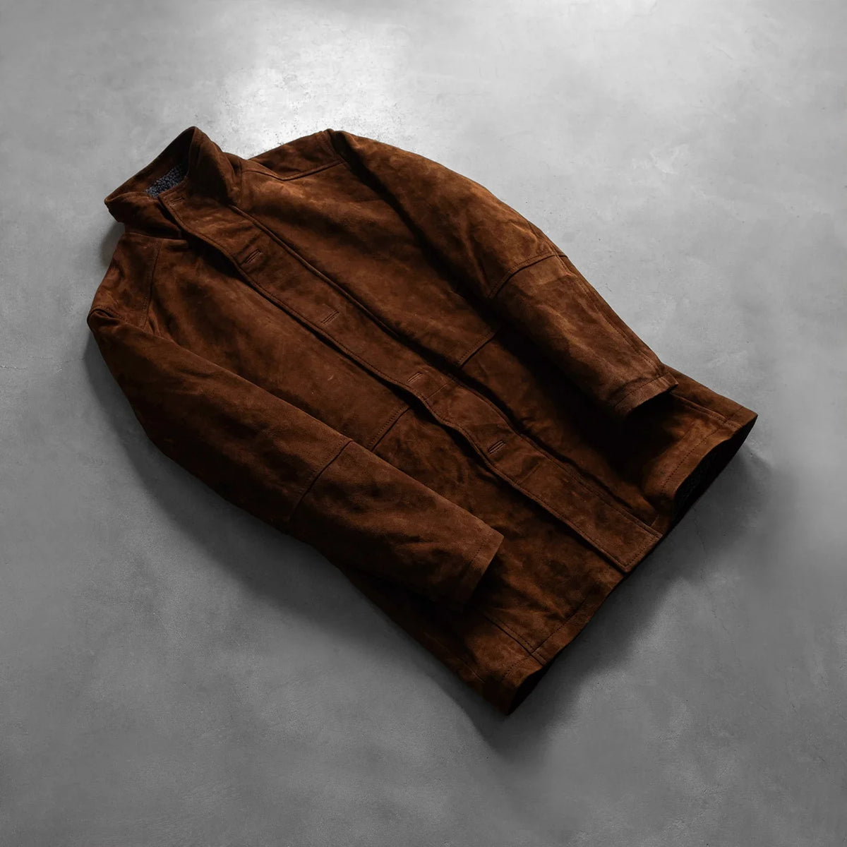 LIAM™ | Sheriff Brown Suede Jacket