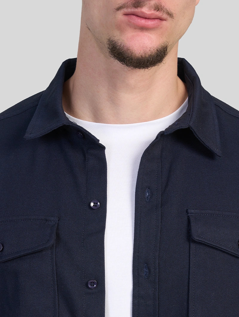 LIAM™ | Simon Overshirt - Navy Blue