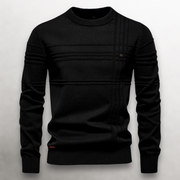 LIAM™ | Sullivan Grid-Knit Cotton Sweater
