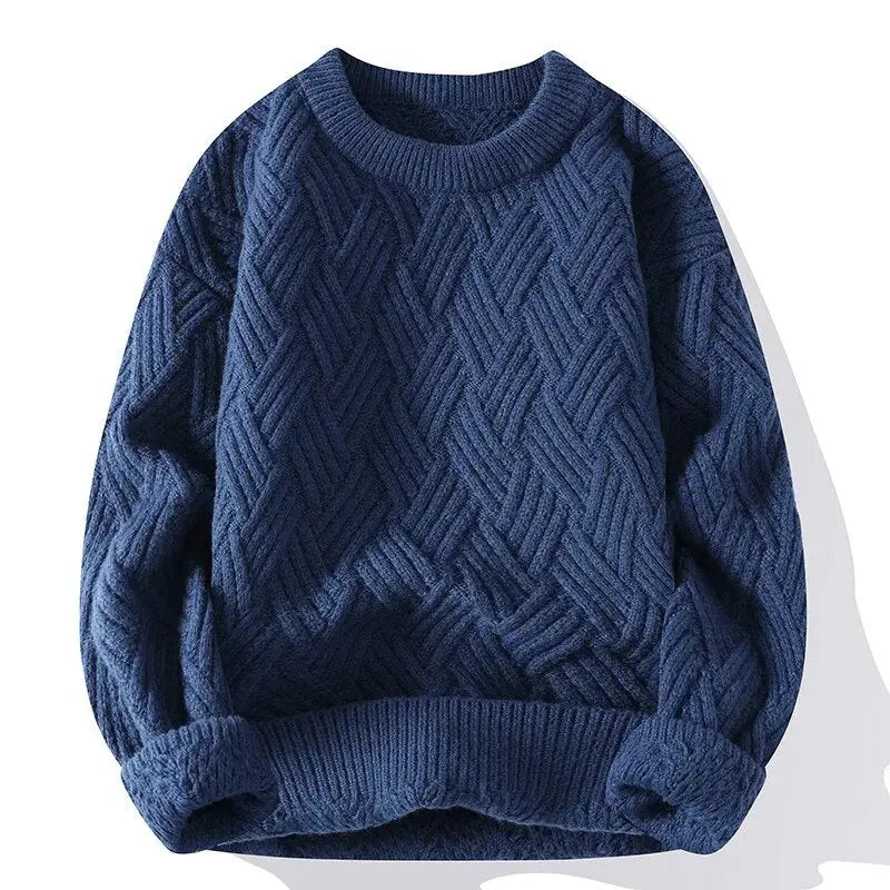 LIAM™ | Morgan Crewneck Patterned Sweater