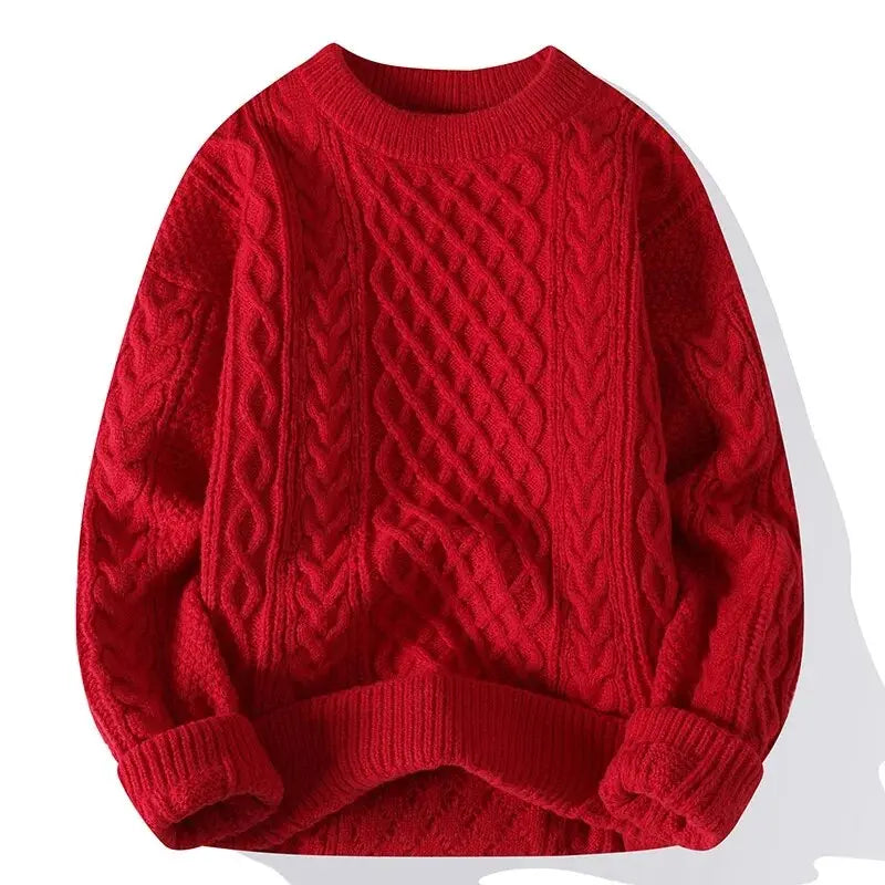 LIAM™ | Morgan Crewneck Patterned Sweater