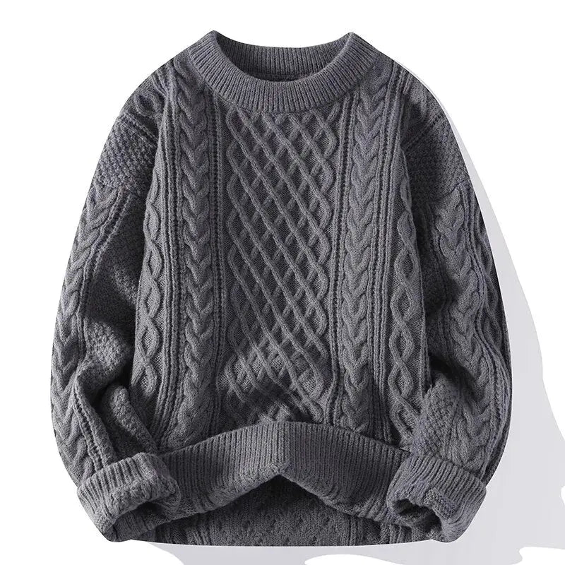 LIAM™ | Morgan Crewneck Patterned Sweater