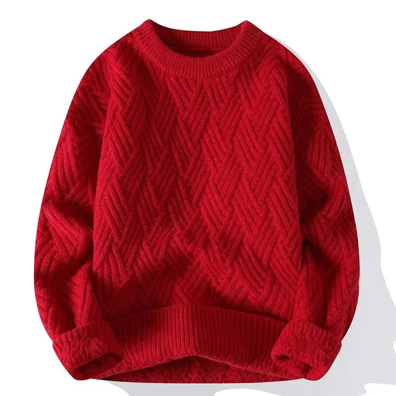 LIAM™ | Morgan Crewneck Patterned Sweater