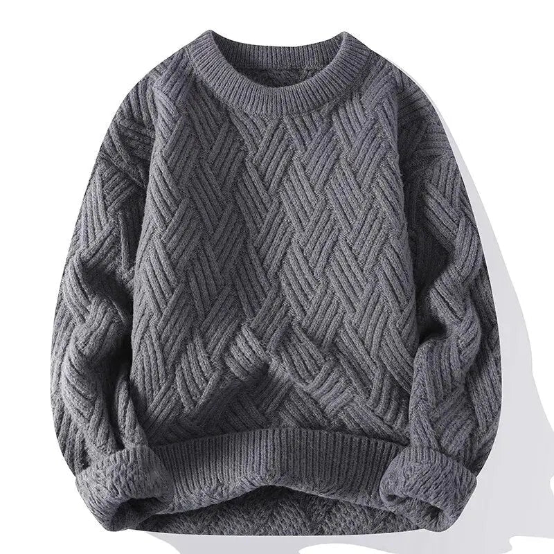 LIAM™ | Morgan Crewneck Patterned Sweater
